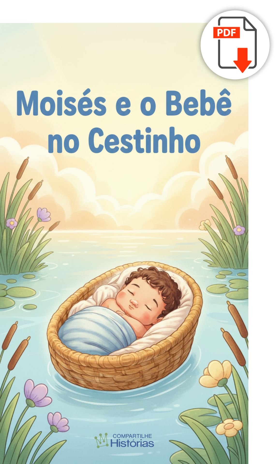 Moisés e o Bebê no Cestinho