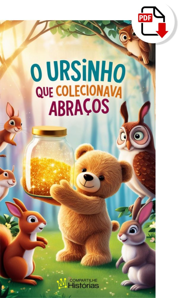 O Ursinho que Colecionava Abraços livro infantil em pdf