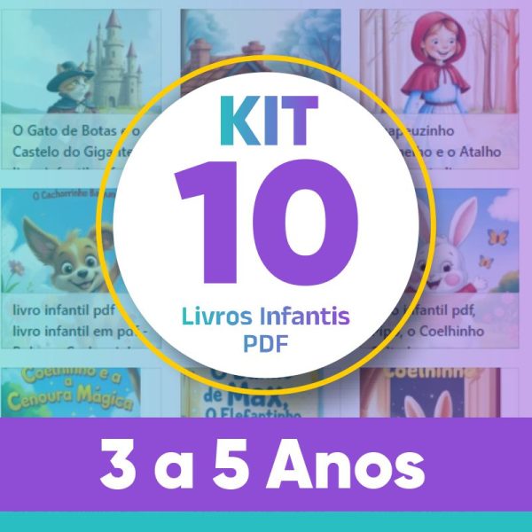 kit 10 livros infantis 3 a 5 anos em pdf para baixar