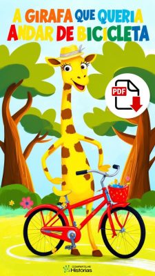 Livro infantil em PDF - A Girafa que Queria Andar de Bicicleta