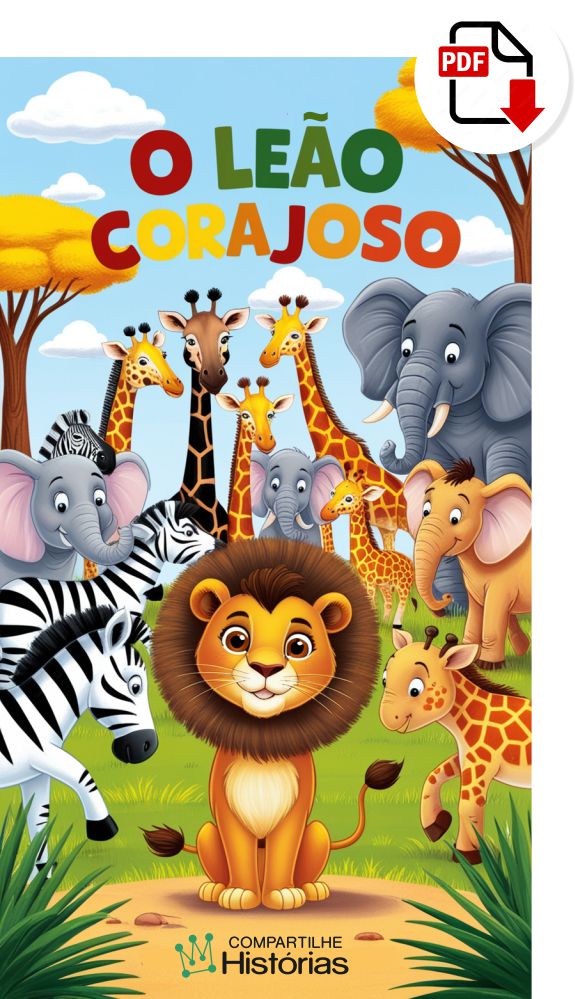 Livro infantil em PDF - O Leão Corajoso