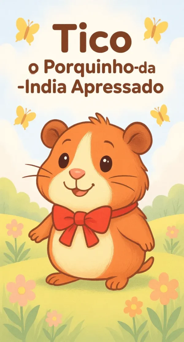 Tico, o Porquinho-da-Índia Apressado - Livro Infantil em PDF