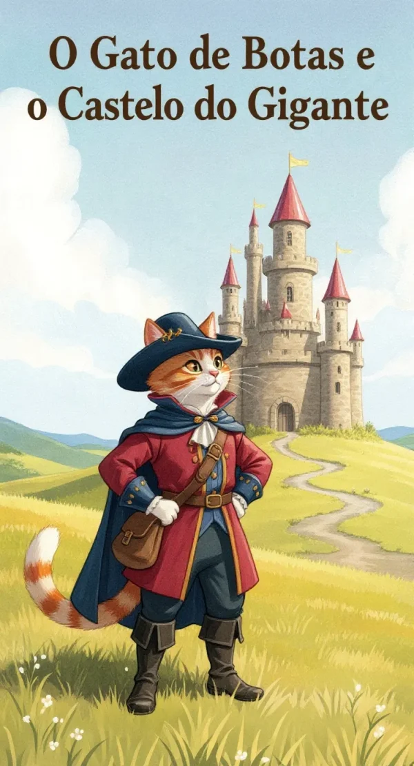 O Gato de Botas e o Castelo do Gigante, Livro Infantil em PDF